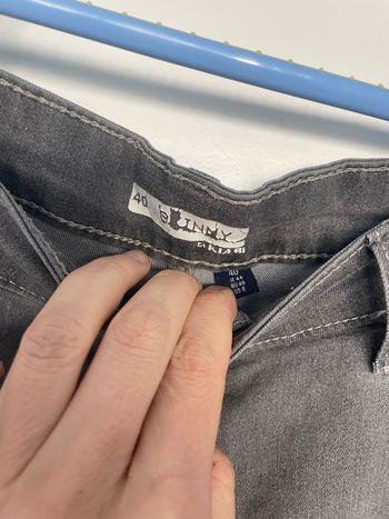 Jean gris clair skinny Kiabi taille 40