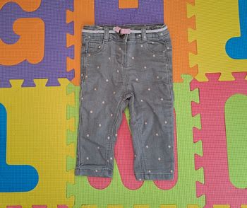 Pantalon jean gris étoiles, orchestra, taille 6 mois (67 cm)