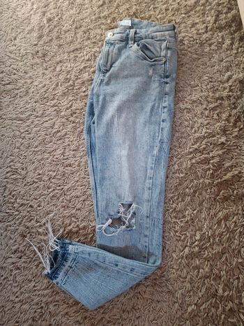 Jean slim troué femme taille 36 bershka
