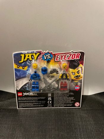 Lego ninjago Legacy lot 2 minis figurines Jay et Eyezor 112112 neuf