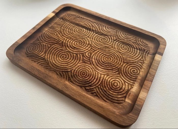 Décoration Plateaux forme circulaire spirale - photo numéro 2