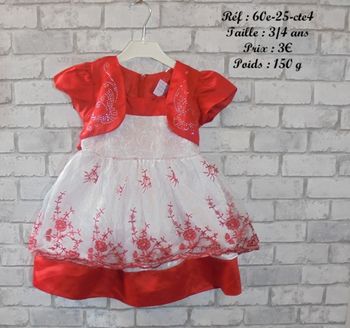 Robe 3/4 ans (60e-25-cte4)