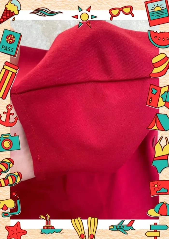 Robe manches courtes rouge doré Anna field 38 M - photo numéro 4