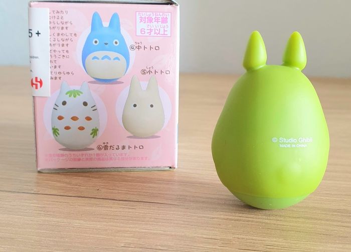Studio Ghibli totoro vert 5 cm culbuto japon jouet - photo numéro 3