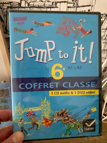 Jump to it ! Anglais 6 ème 1 cd 💿 +1 DVD 📀 neuf sous blister