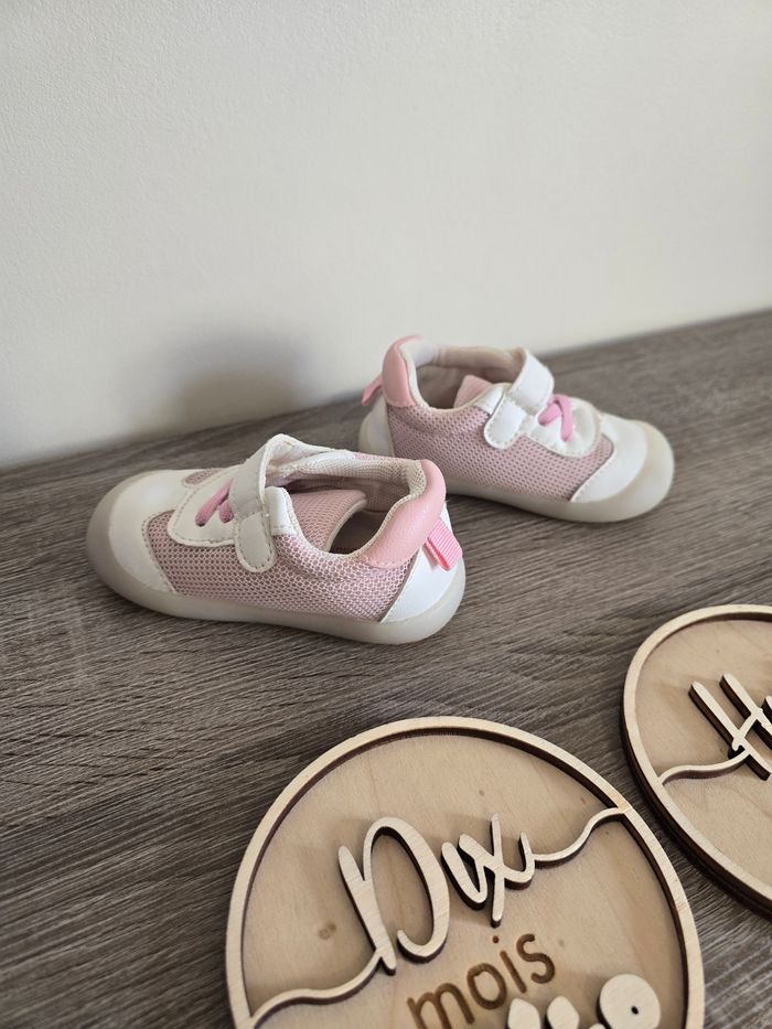 Chaussure Bébé Fille - Basket souple - photo numéro 4