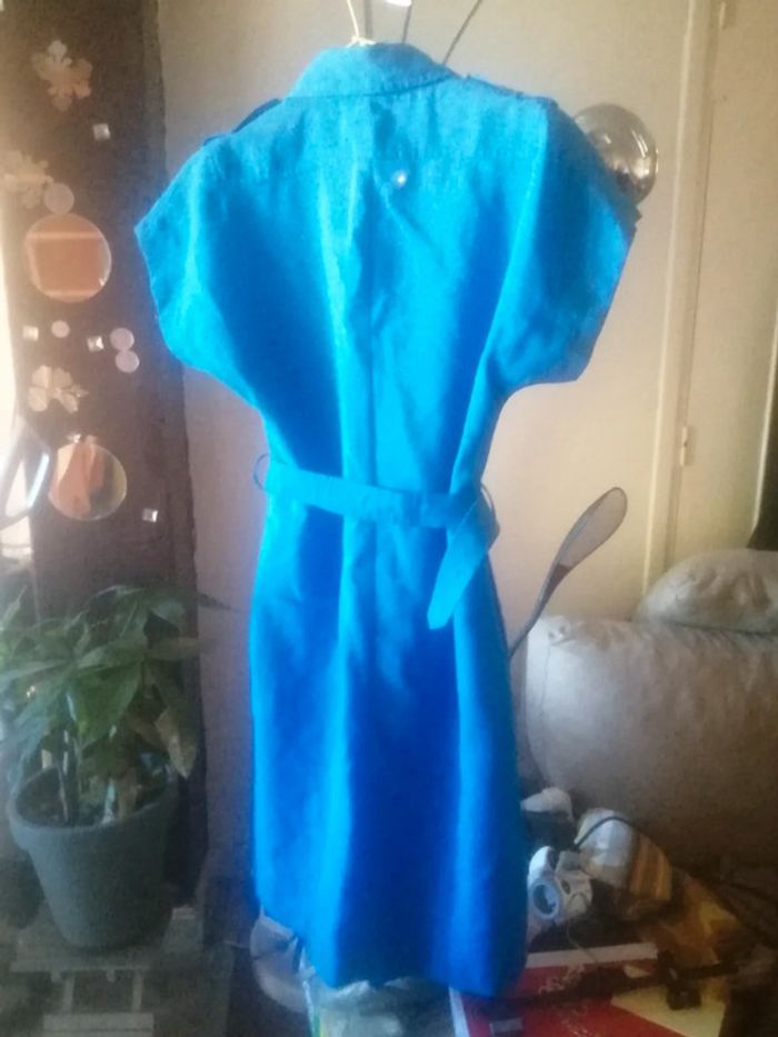 🌸Robe bleu Taille 42 "Boutique Elise" Vintage 🌸 - photo numéro 5