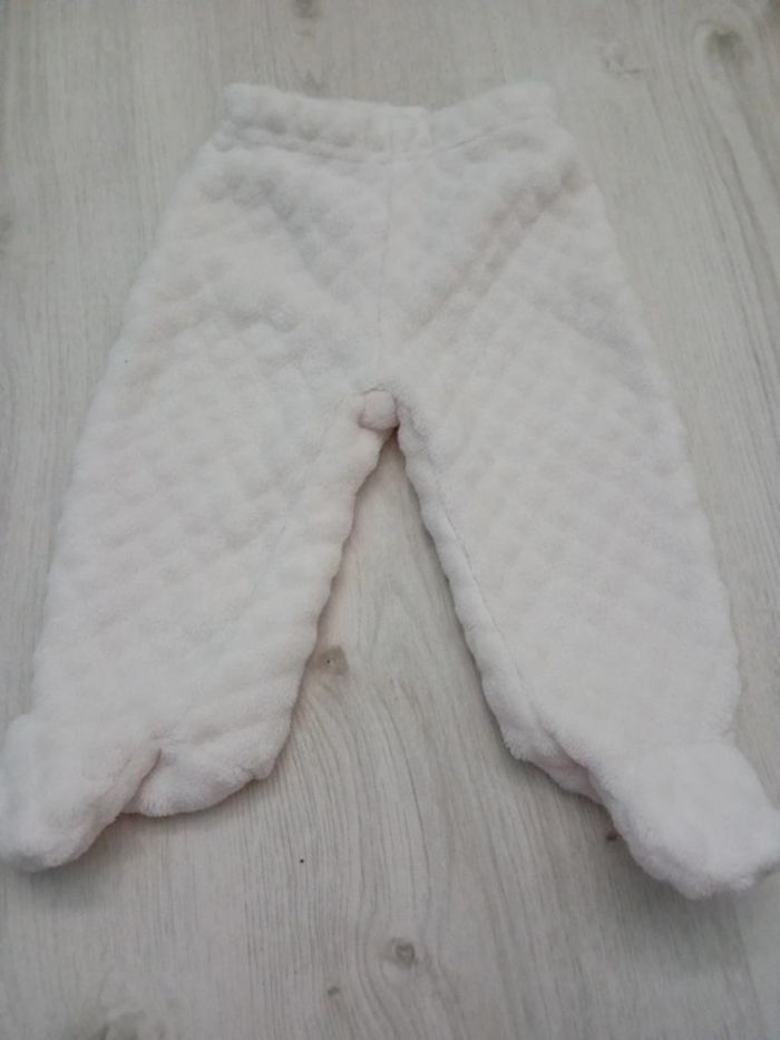 Pantalon laine blanc 3 mois