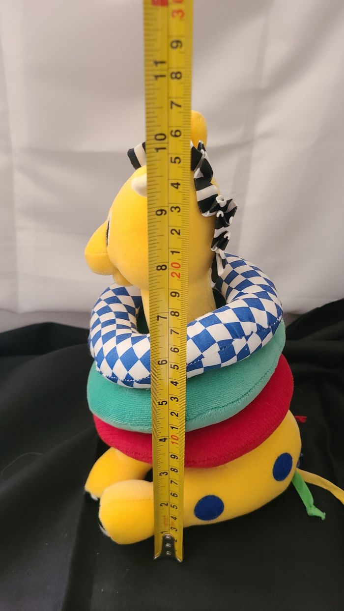 Peluche girafe avec cerceaux  bawi - photo numéro 3