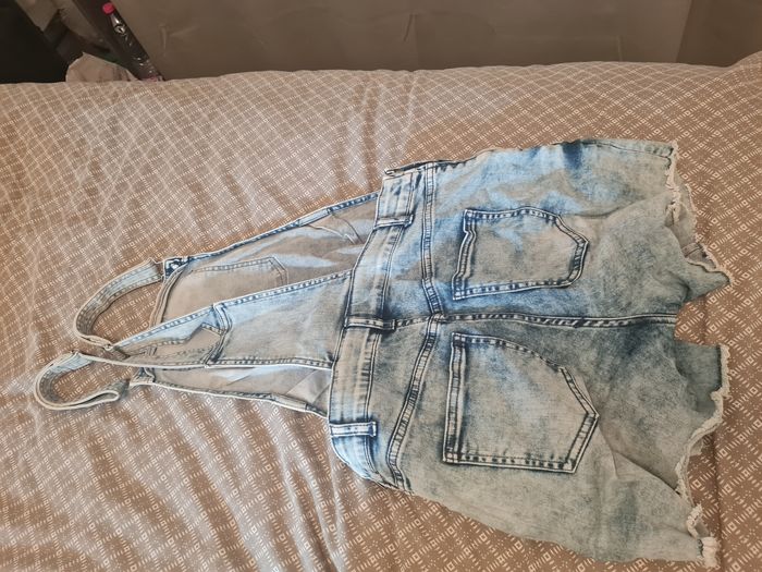 Salopette en jean maternité - photo numéro 3