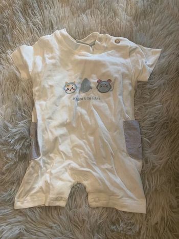 Combi short été garçon 1m