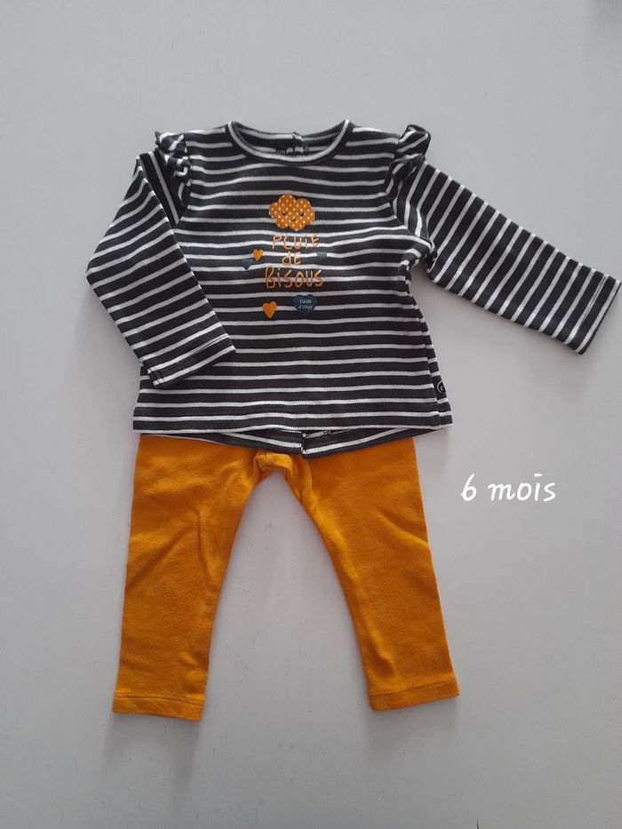 Ensemble fille 6 mois