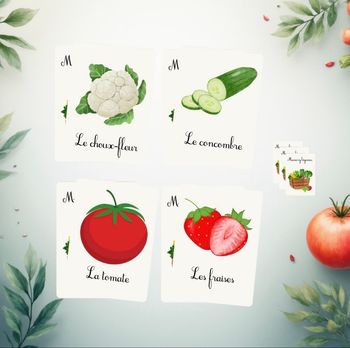 Jeu memory fruits et légumes