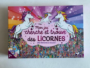 chercher et trouve des licornes