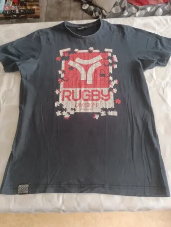 Tee shirt manches courtes homme Rugby Division taille L