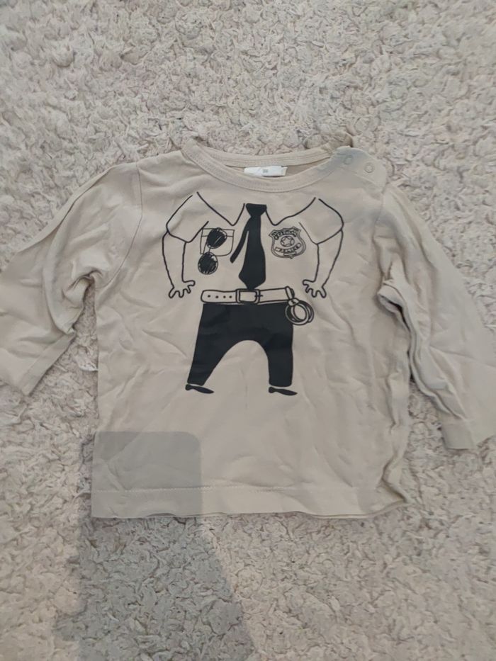 T shirt manches longues garçon 9 mois