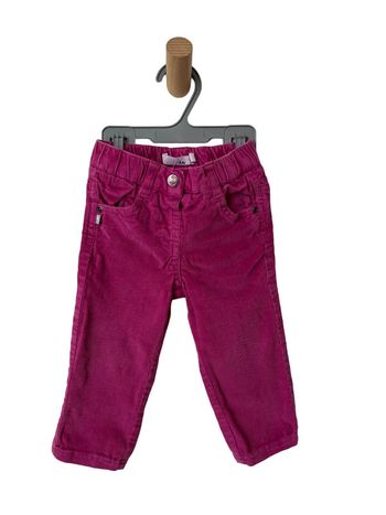 Pantalon violet en velours côtelé - Gémo 12 mois