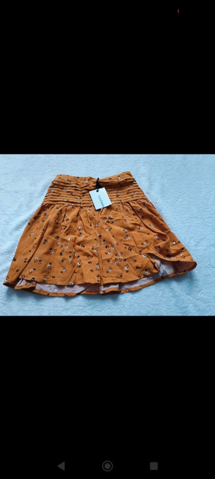Jupe fleurie lulu castagnette 6 ans