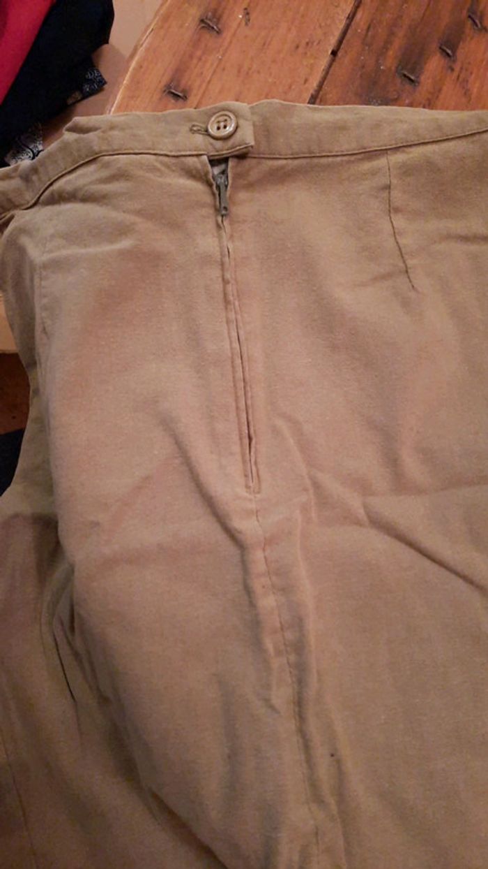 Jupe marron kaki - photo numéro 3