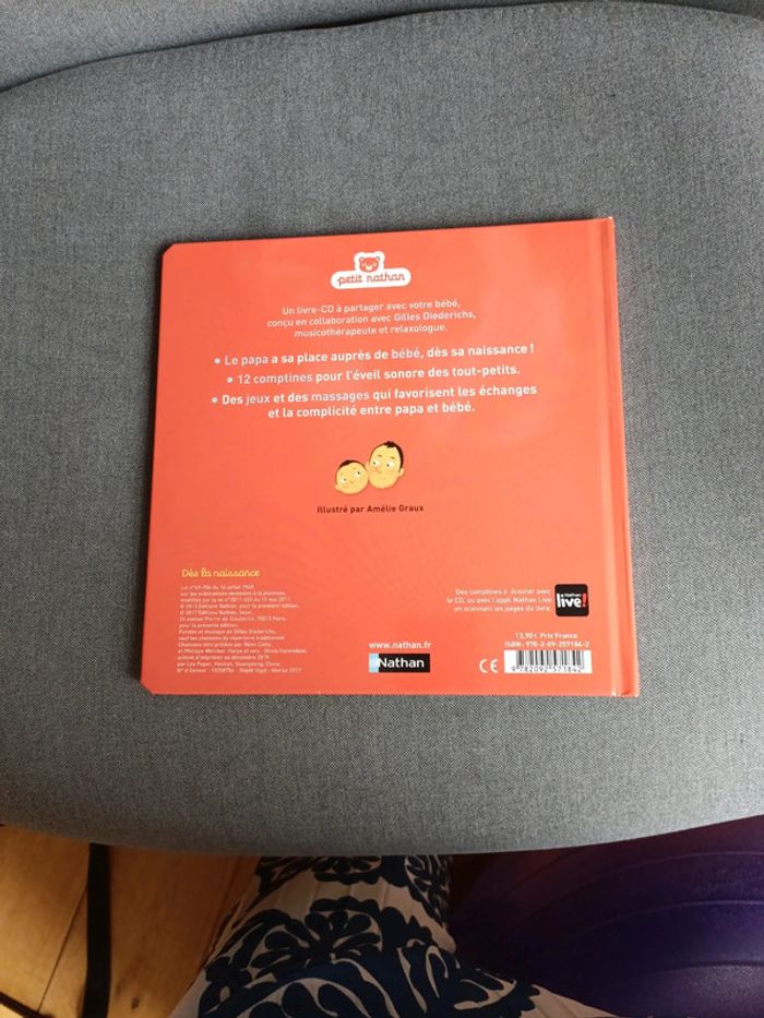 Comptines avec mon papa +CD - photo numéro 2