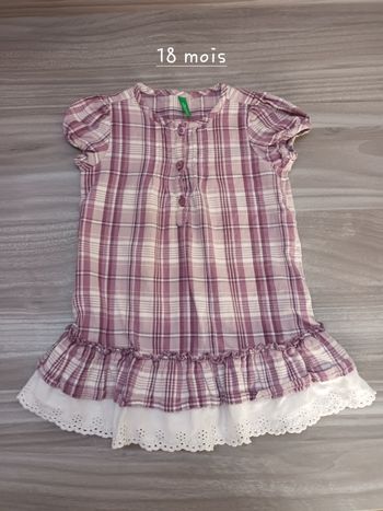 Robe Benetton 12-18mois