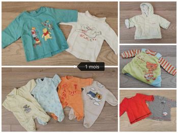 Lot garçon 1 mois