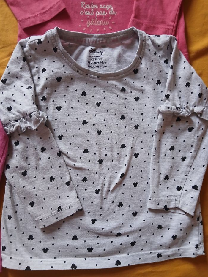 Lot de 4 Tee-shirts ML 24 mois - photo numéro 2