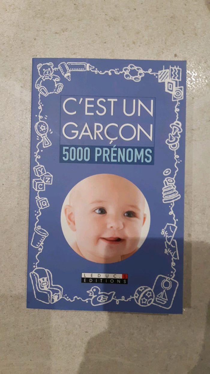Livre prénom garçon