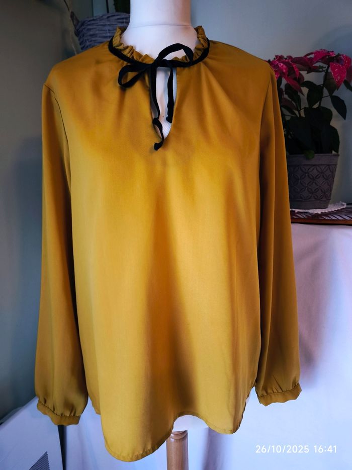 Blouse moutarde VEROMODA 40 - photo numéro 2
