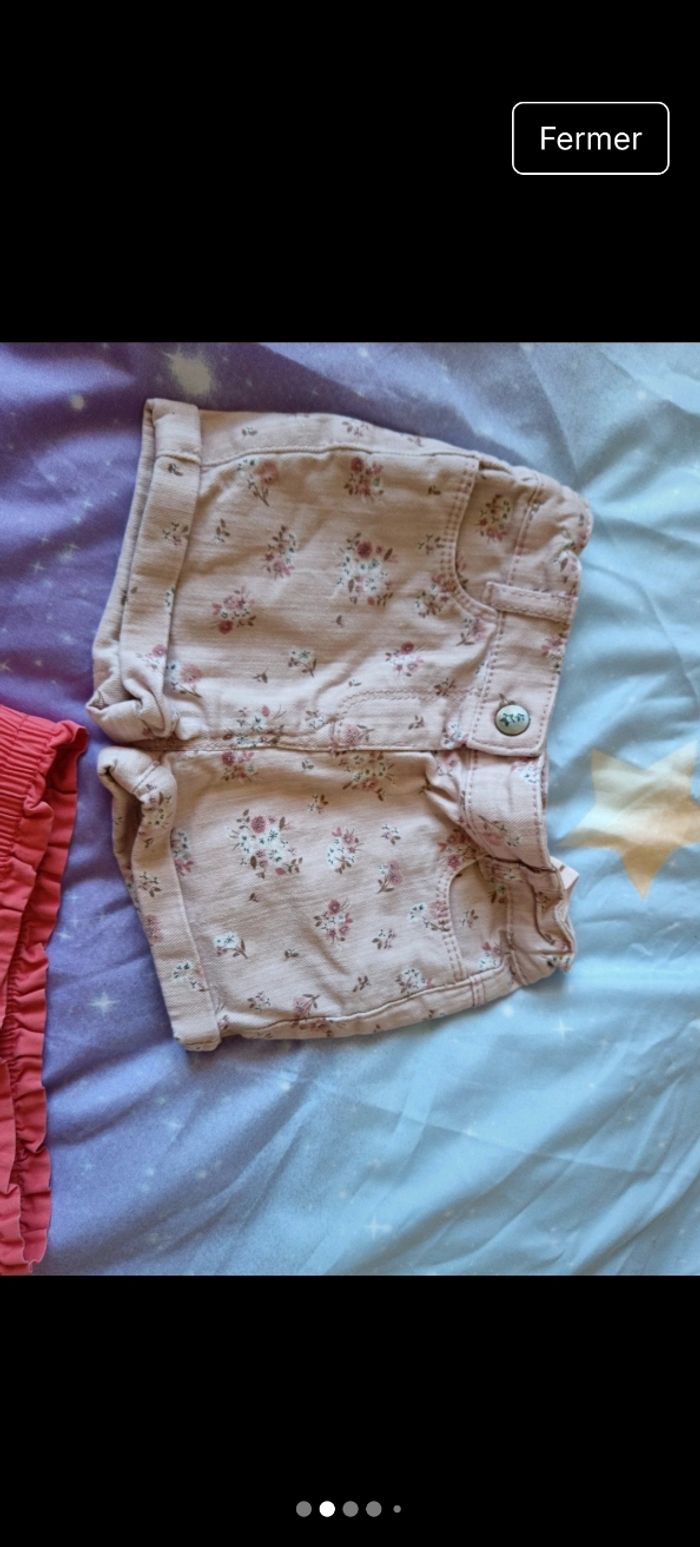 Lot de 2 shorts, 12 mois - photo numéro 2