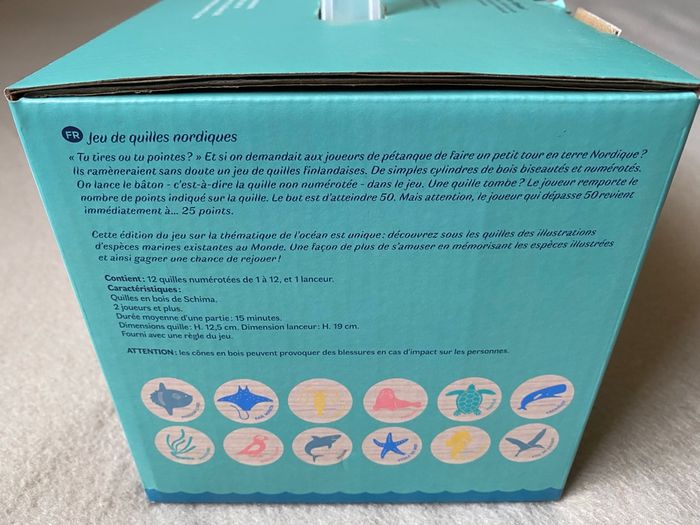 NEUF : Jeu de quilles nordiques en bois ou Molky - photo numéro 2