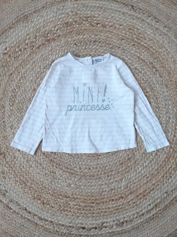 Haut manches longues Tape à l'oeil 86 cm