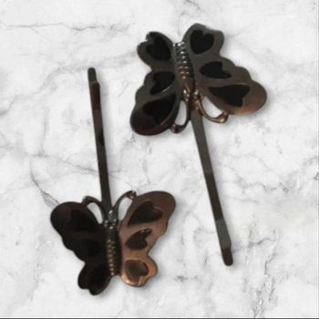 Barrettes papillons