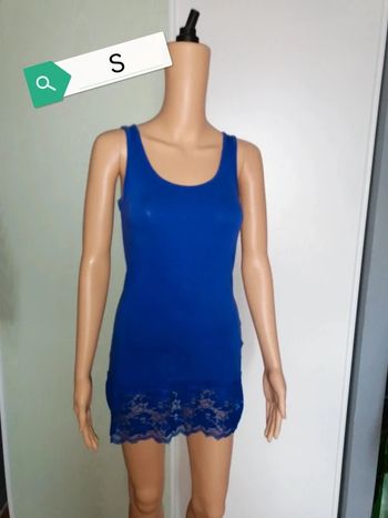 Long Tee-shirt Musthave bas dentelle S