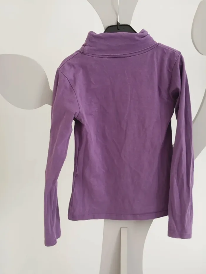 Sous-pull violet NKY taille 8 ans - photo numéro 2