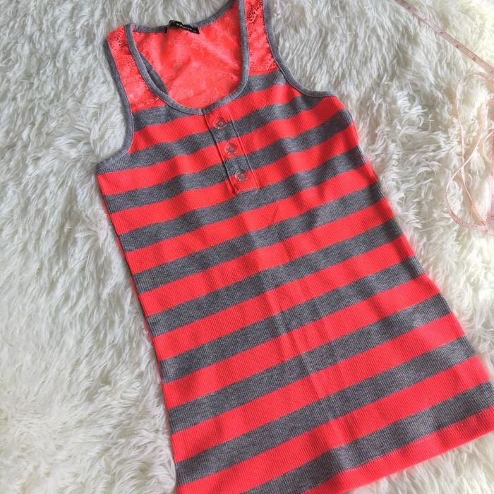 Debardeur rayé, haut été