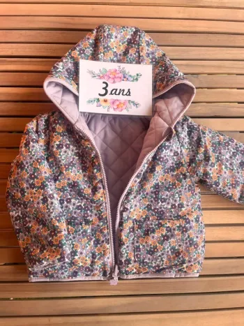 Manteau réversible sergent major 3 ans