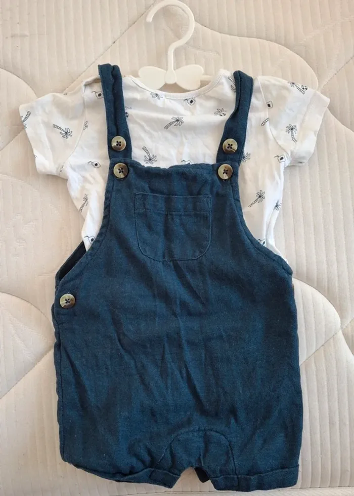 Salopette short