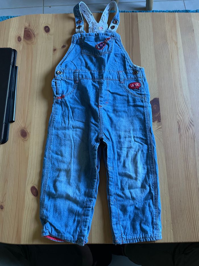 Salopette jeans La compagnie des petits 18 mois