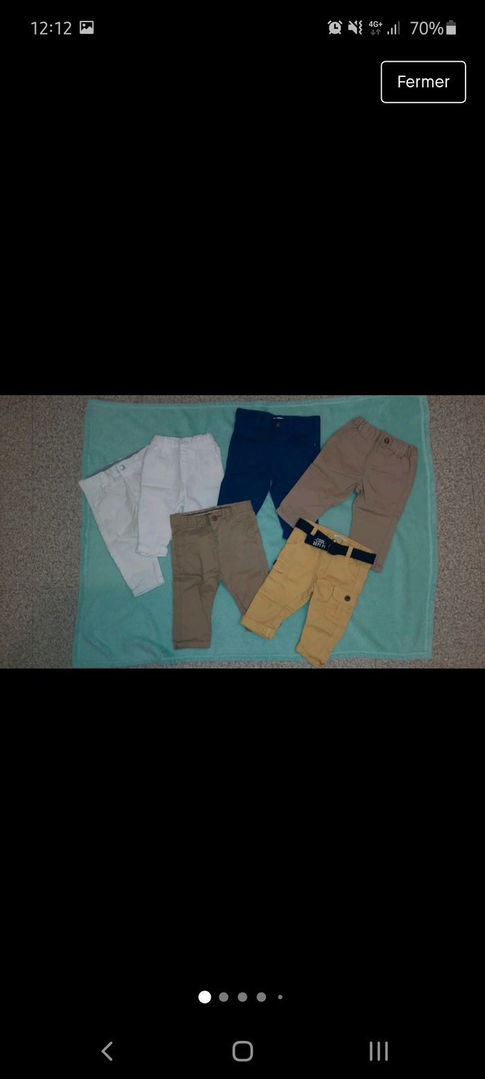 Lot pantalons 6 mois
