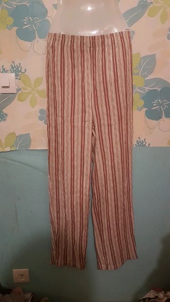 Pantalon rouge blanc