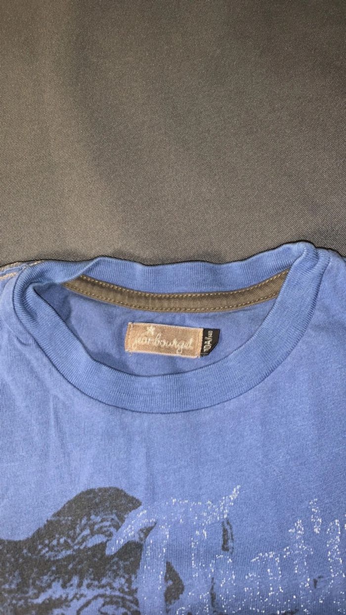 Tee Shirt bleu 10 ans Jean Bourget - photo numéro 3