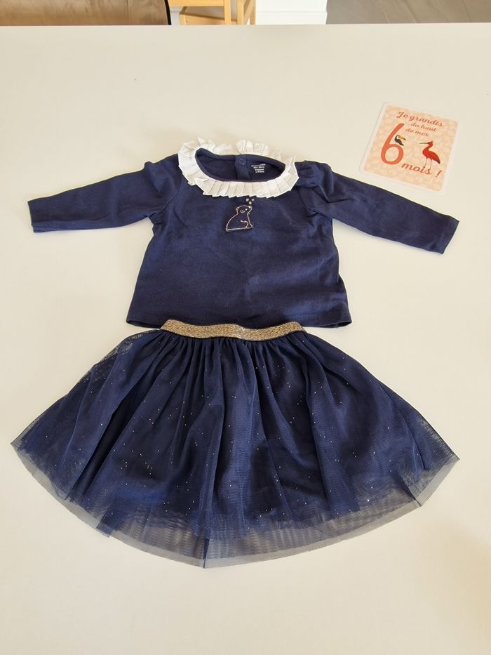 Ensemble obaibi bébé fille 6 mois