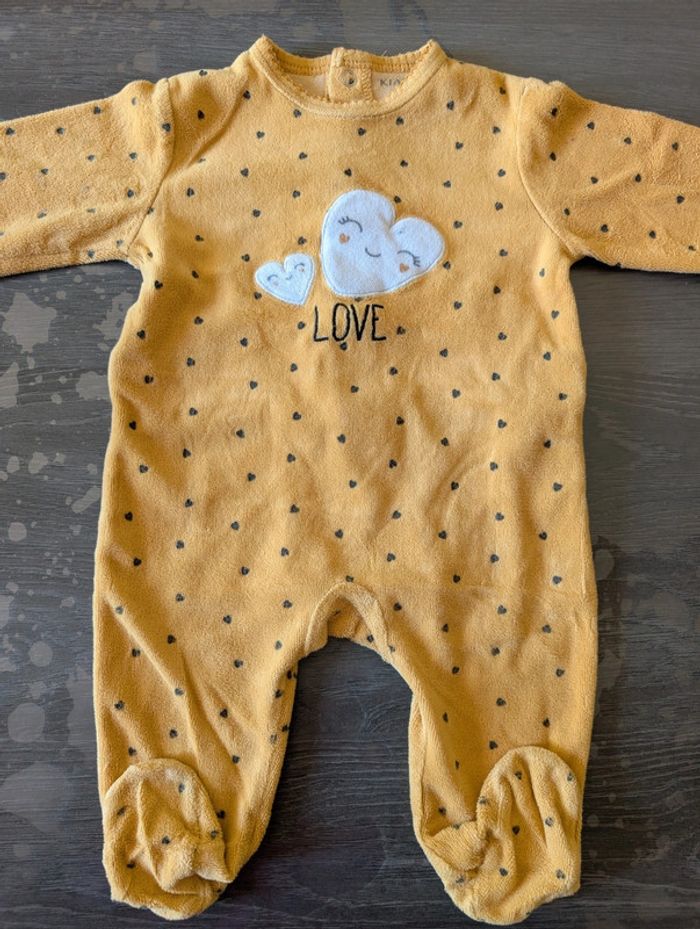 Pyjama love coeur mixte