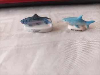 Lot 2 fèves poissons