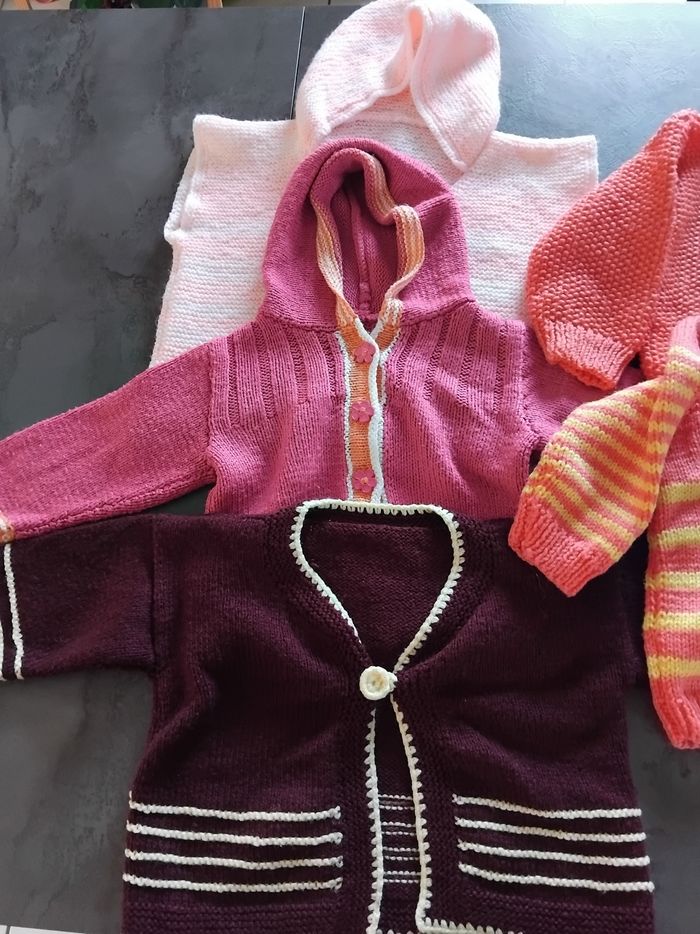Lot gilet laine fille - photo numéro 2