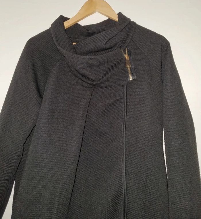 Veste noire femme manches longues - photo numéro 3