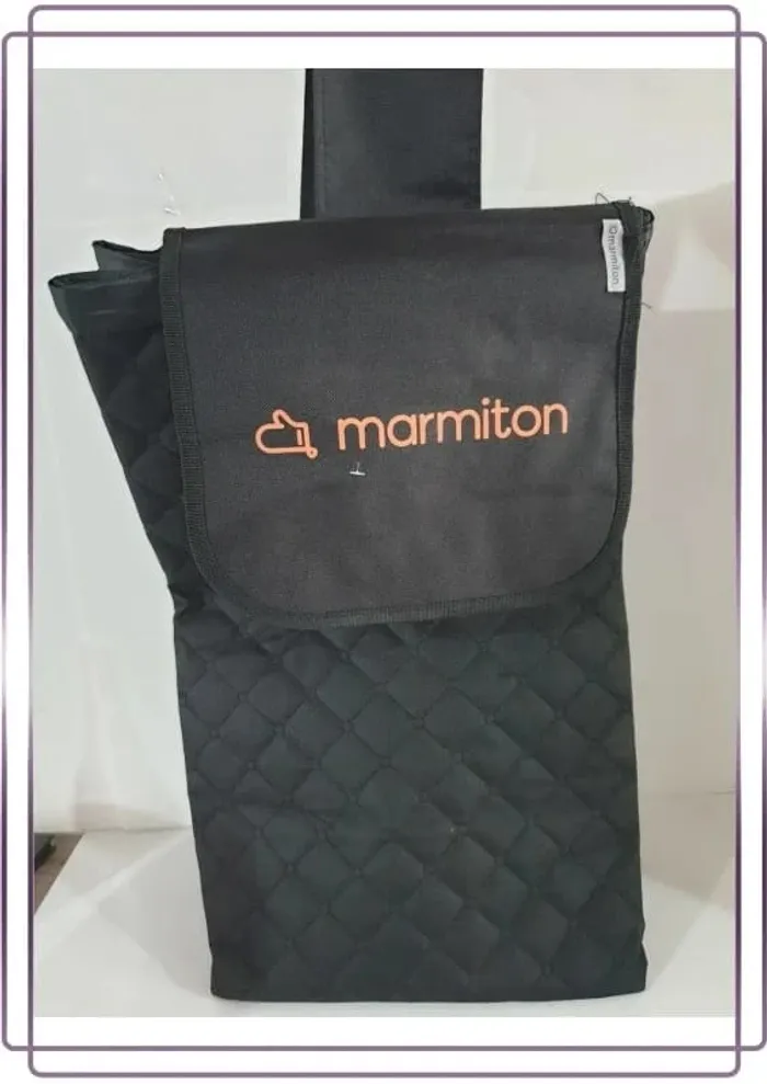 Sac noir Marmiton, très bon état, 35x55cm