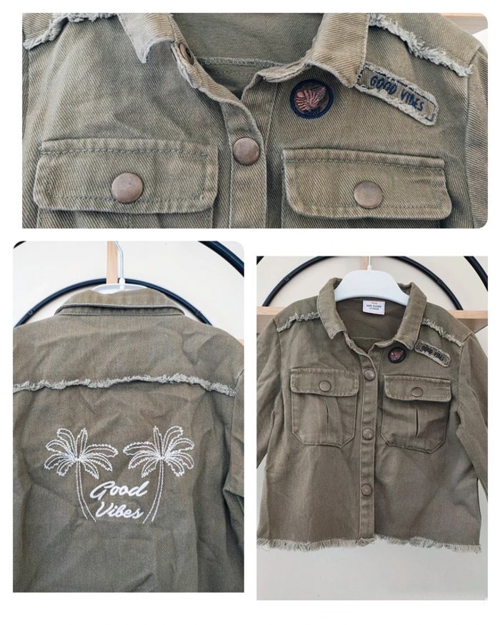 3 ans veste en jean tape a l'oeil