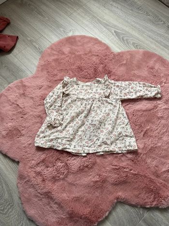 Robe fleurie automnale 6 mois bébé fille